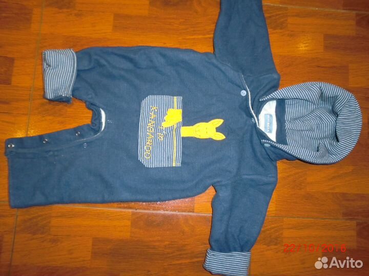 Комбинезон детский флис 56-62 см