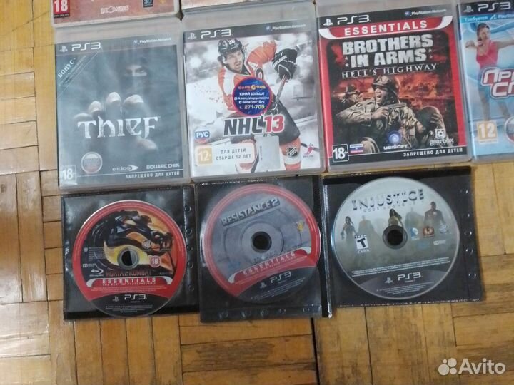 Игры диски PlayStation 3 ps3 NFS Uncharted 3 Thief