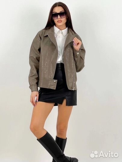 Юбка экокожа 42-46