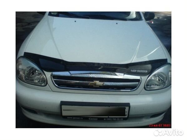 Дефлектор капота Chevrolet Lanos (2005-2009)