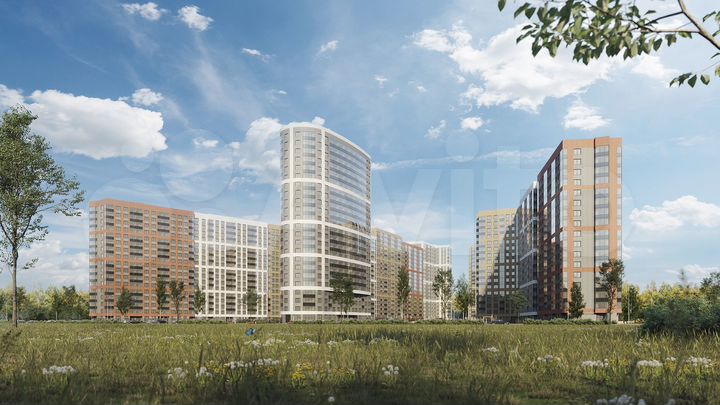2-к. квартира, 55,3 м², 13/21 эт.