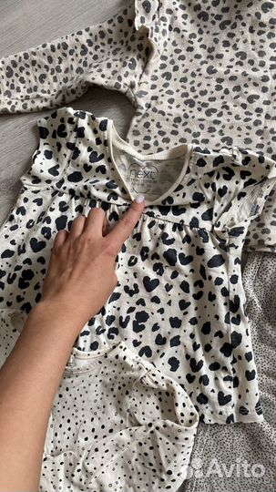 Одежда next, zara, H&M на девочку пакетом