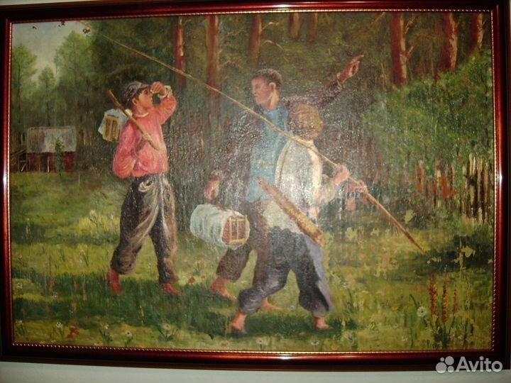 Птицелов - картина маслом