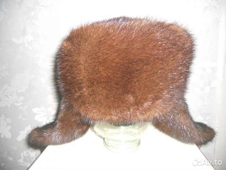 Норковая шапка мужская