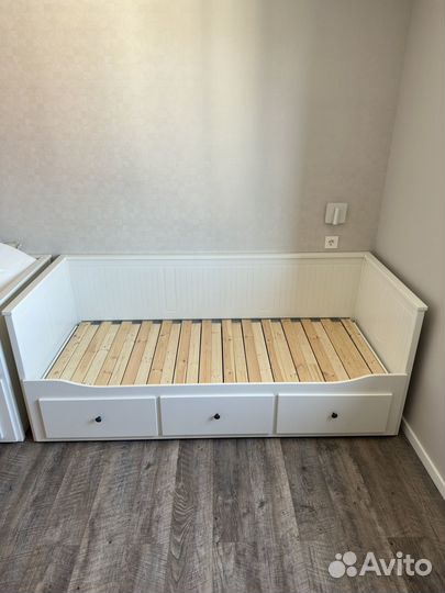 Кровать икеа с ящиками - 2 местная hemnes