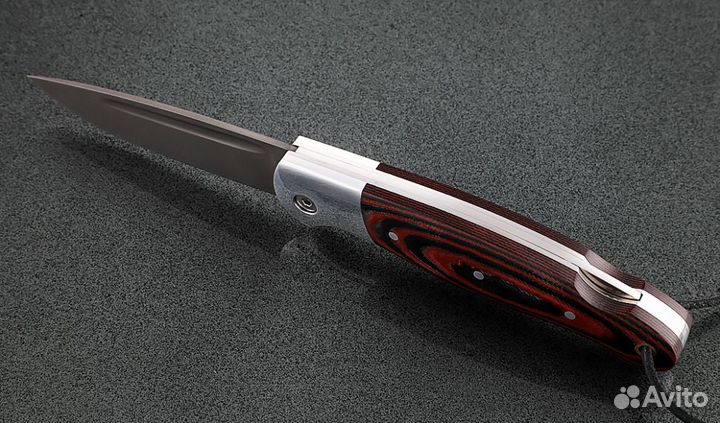 Складной нож Ворон, сталь Х12мф, рукоять накладки