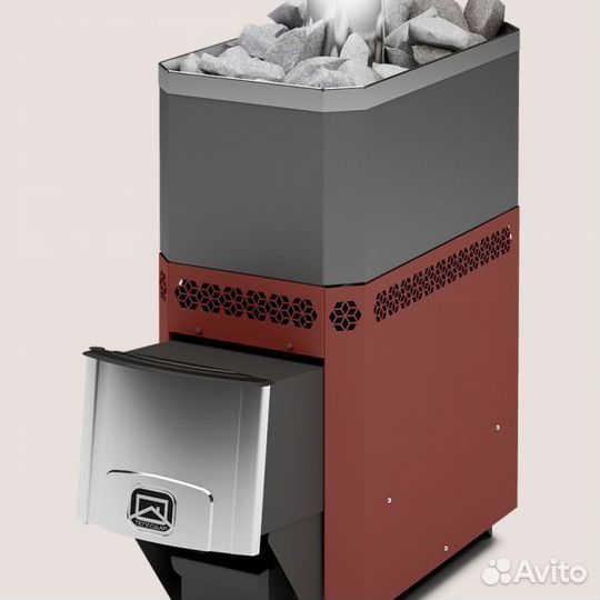 Печь для бани Русь-18 Л Профи нерж. 4 мм
