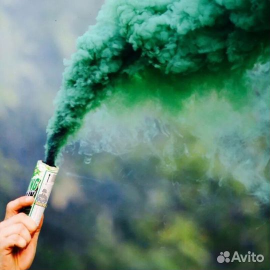 Цветной дым для фотосессий густой