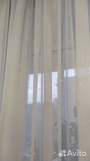 Остаток тюль, новая