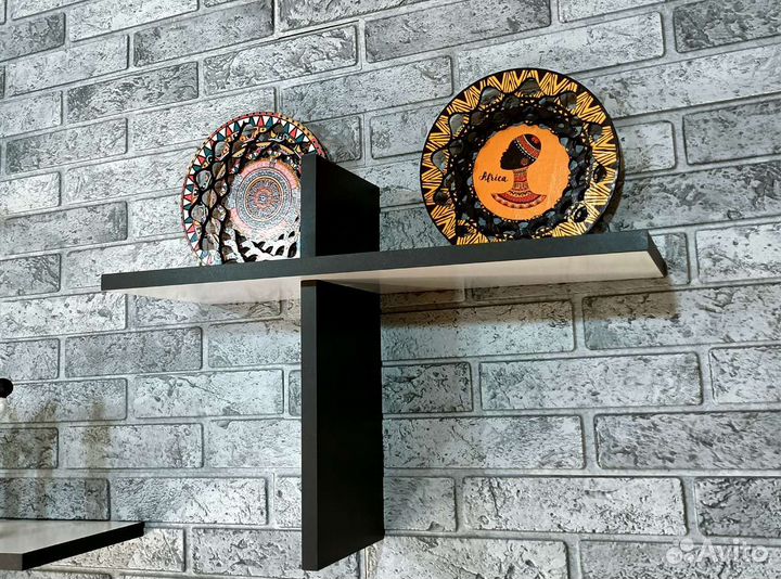 Полка навесная для книг