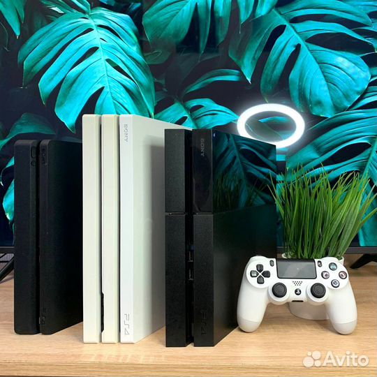 Sony playstation 4 разные модели+подписка