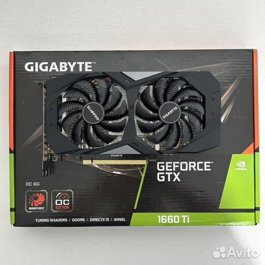 Видеокарта Gigabyte GTX 1660 Ti 6GB OC