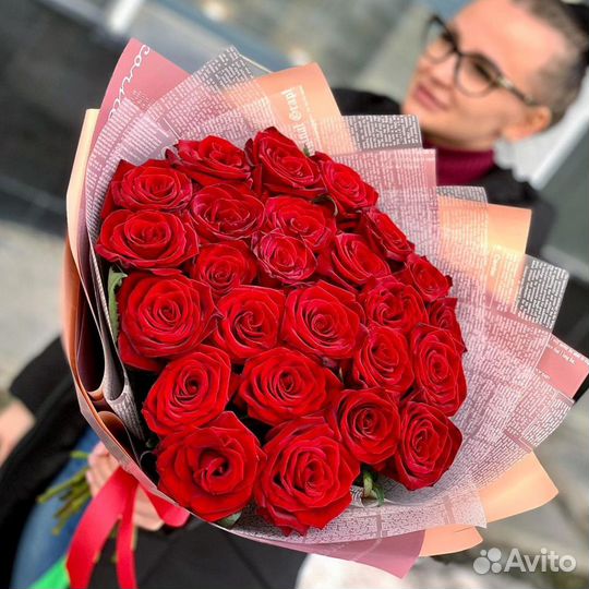 Цветы. Доставка роз. Букет из роз 21 51 101