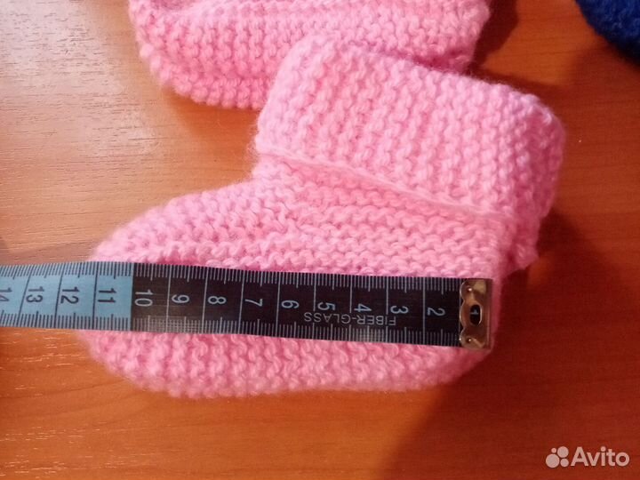 Носочки, Пинетки для малышей 12 см и 11 см