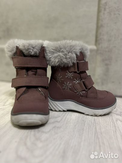Зимние ботинки для девочки Котофей