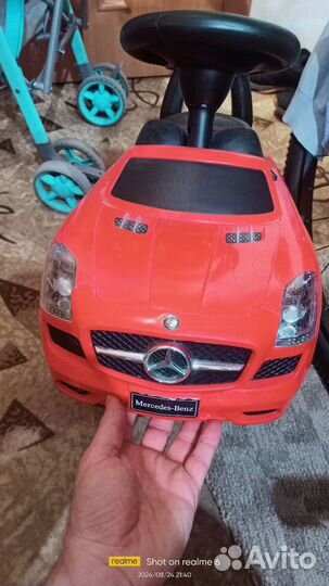 Детская машина каталка mercedes