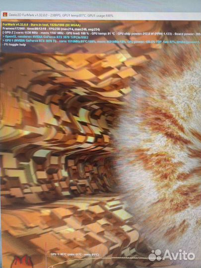 Видеокарта rtx 3070ti kfa2 на гарантии