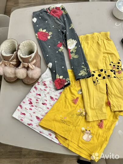Пакет одежды и обуви на девочку 1-2 года