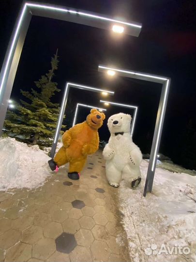 Ростовая кукла Миша и Маша