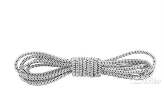 Резинка шляпная круглая Ас 3мм белая с точками (у