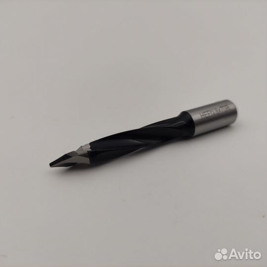 Сверло сквозное усиленное по мдф и лдсп 8х70 правое для сверлильно присадочного станка profi hefn