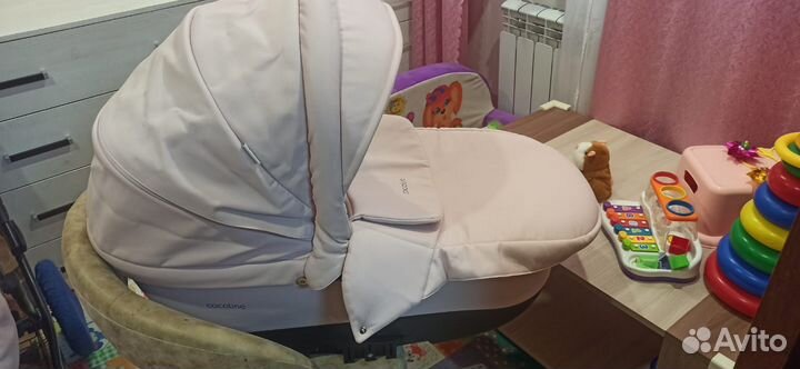 Коляска 2 в 1 эко кожа