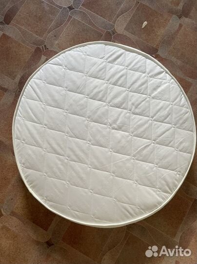 Матрас в круглую кроватку