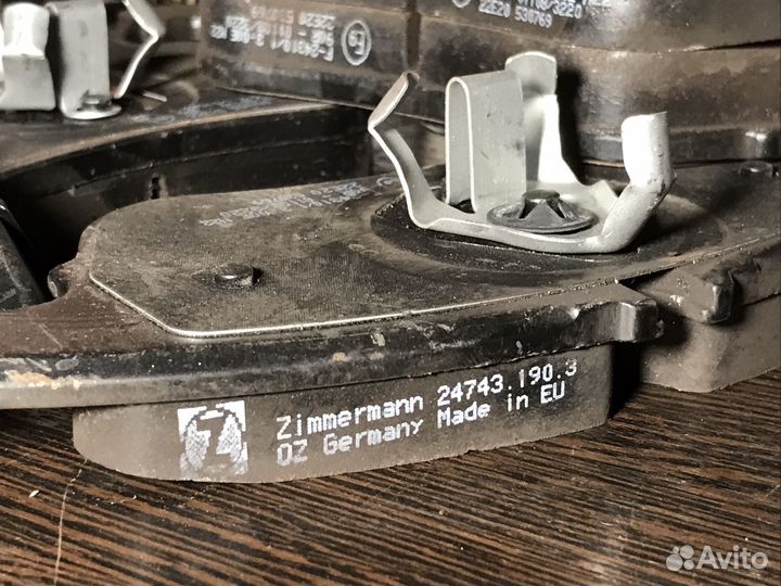 Тормозные колодки audi