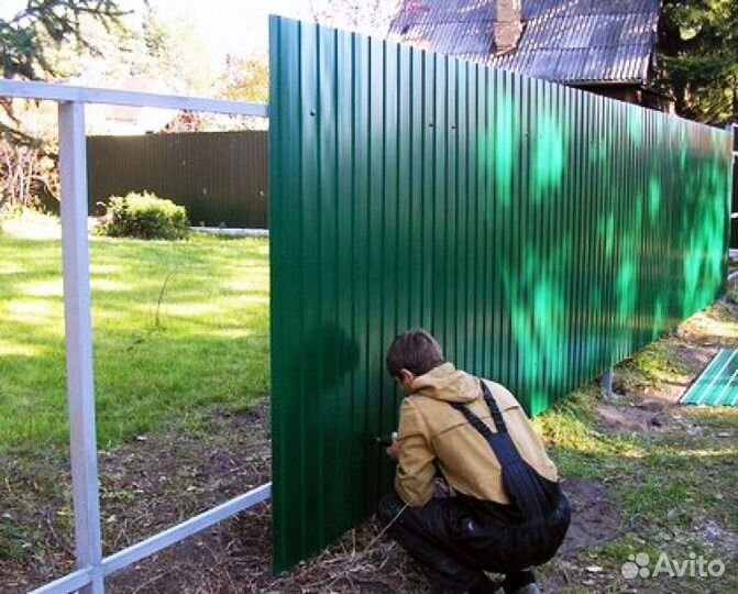 Заборы из профнастила