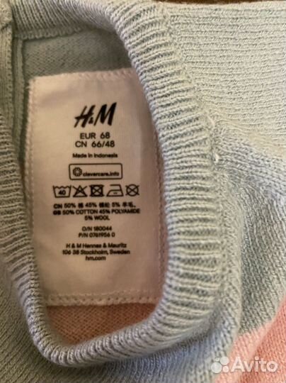 Платье и колготки новые H&M р.3-6 мес