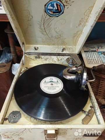 Патефон СССР эксклюзив рабочий