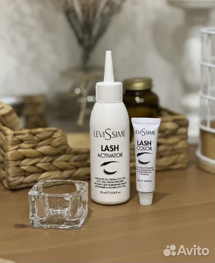 Краска для бровей levissime 7-7 + оксидант (1,8%)