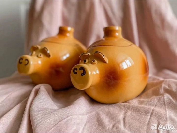 Горшочки для запекания борисовская керамика набор