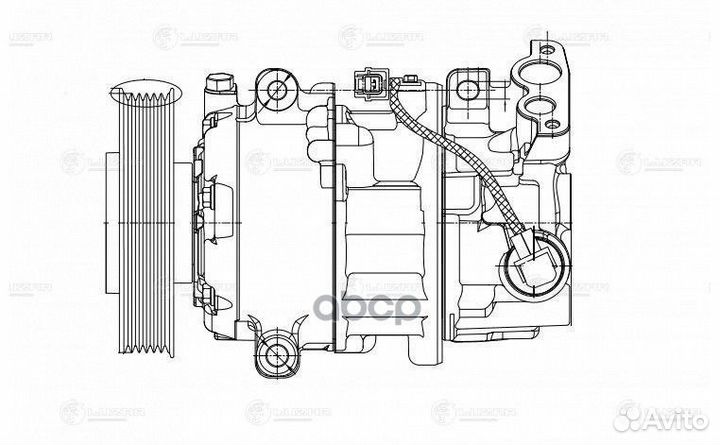 Lcac 0914 компрессор кондиционера Renault Mega
