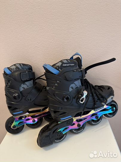 Детские раздвижные ролики reaction р 32-35
