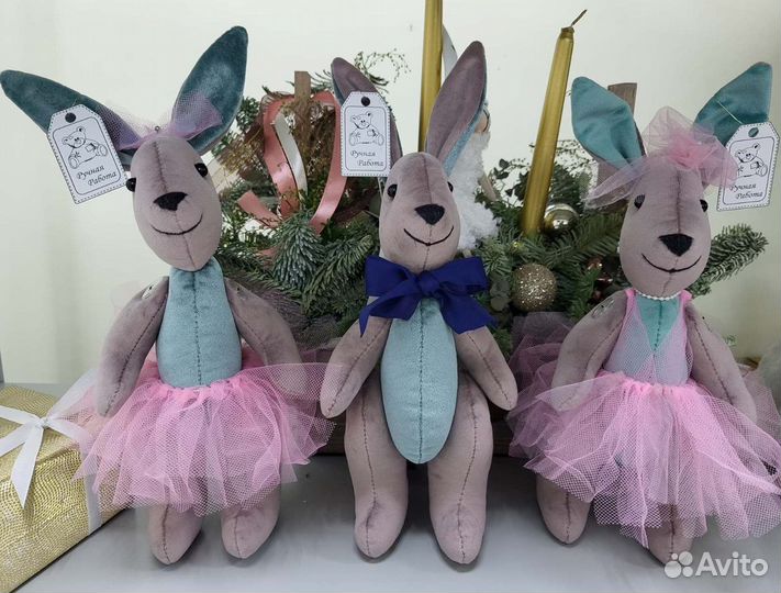 Зайка, кролик ручной работы