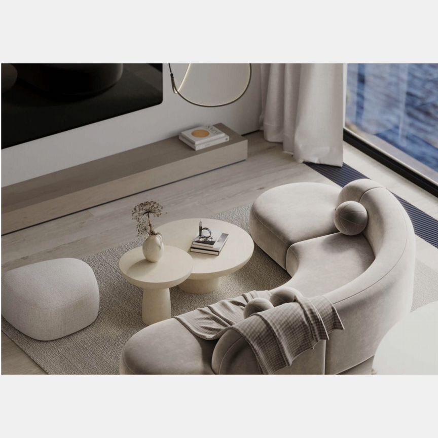1-к. апартаменты, 45 м², 4/8 эт.