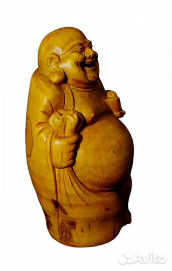 Будда Хотэй Китайская Статуэтка из Бамбука ru*02b