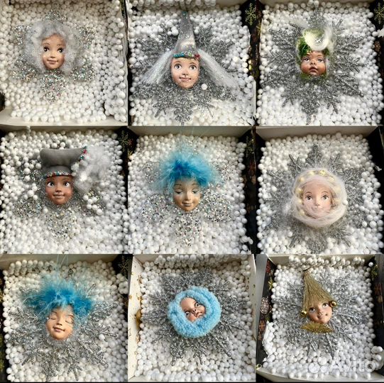 Елочные игрушки ручной работы