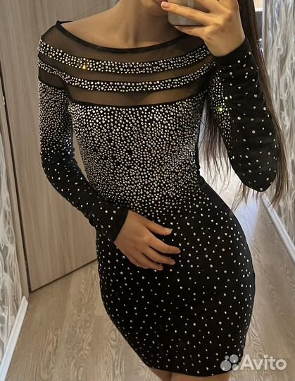 Платье с пайетками