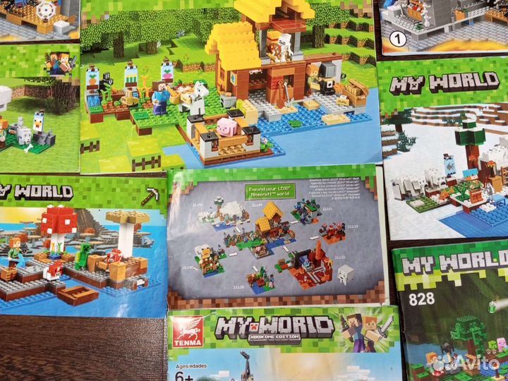 Lego minecraft россыпью