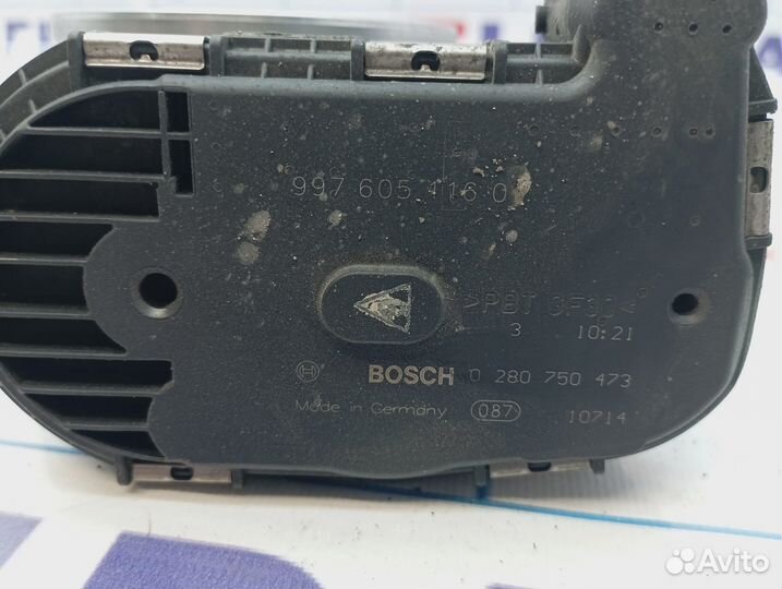 Заслонка дроссельная электрическая Porsche Cayenne (92A) 99760511601