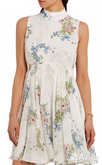Платье с цветочным принтом