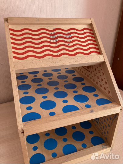 Домик кукольный деревянный