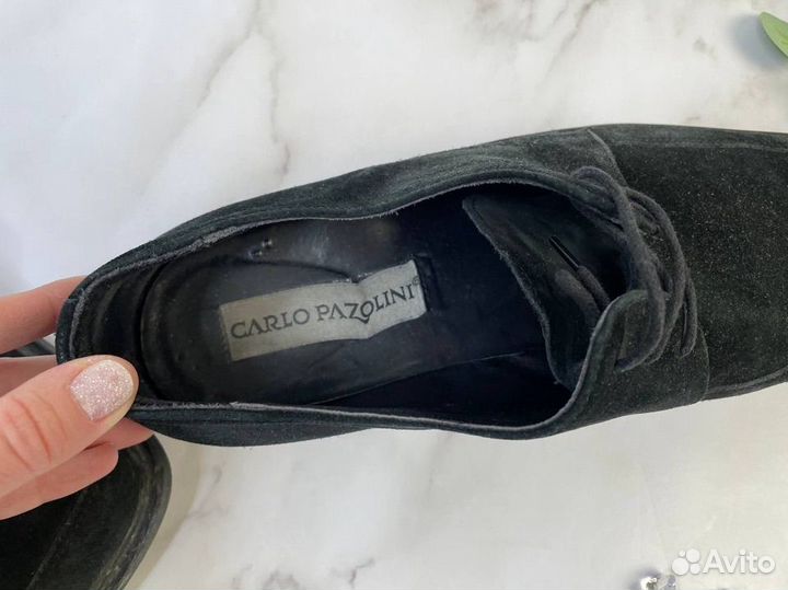 Ботинки замшевые мужские 44 Pazolini туфли