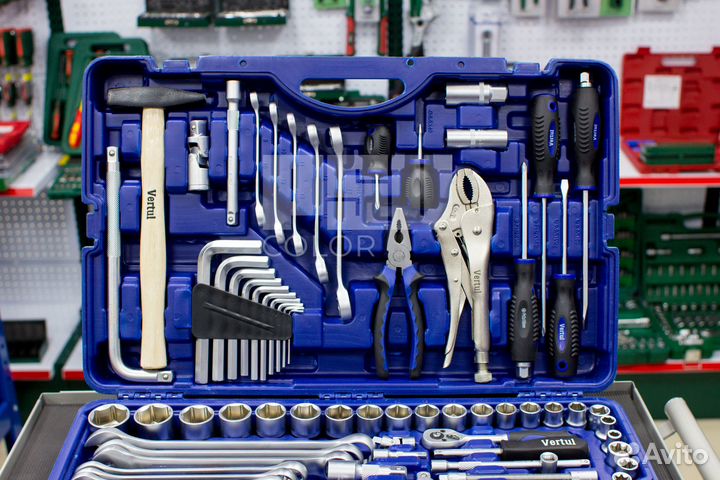 Набор инструментов 142 предмета 1/4