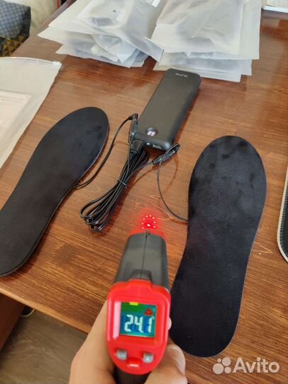 Стельки с подогревом от PowerBank
