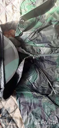 Дождевик-плащ пвх на кнопках