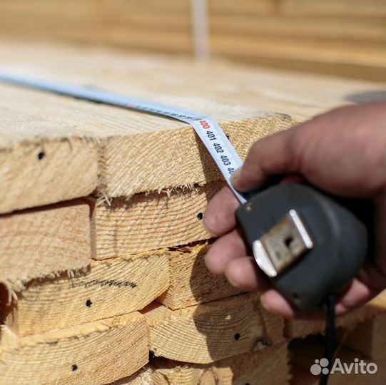 Доска обрезная 25х150х6000 мм, хвоя, сорт 1, е/в