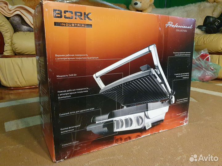 Электрогриль bork profesional collection